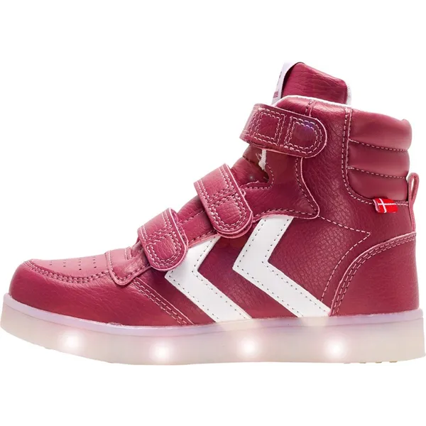 Hummel Kinder Sneakers hoch Stadil Flash Rosa