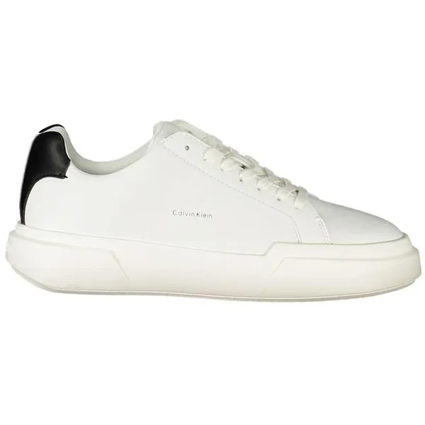 Calvin Klein Luxury Leather Sneaker with Minimalist Design Wo - White White — vergelijk prijzen bij 1 winkel