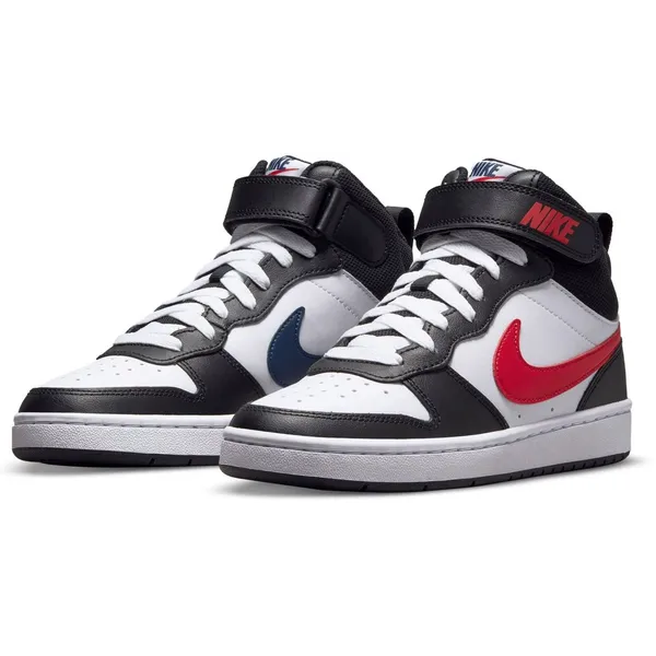 Nike Court Borough Mid 2 zwart - wit - rood — vergelijk prijzen bij 1 winkel
