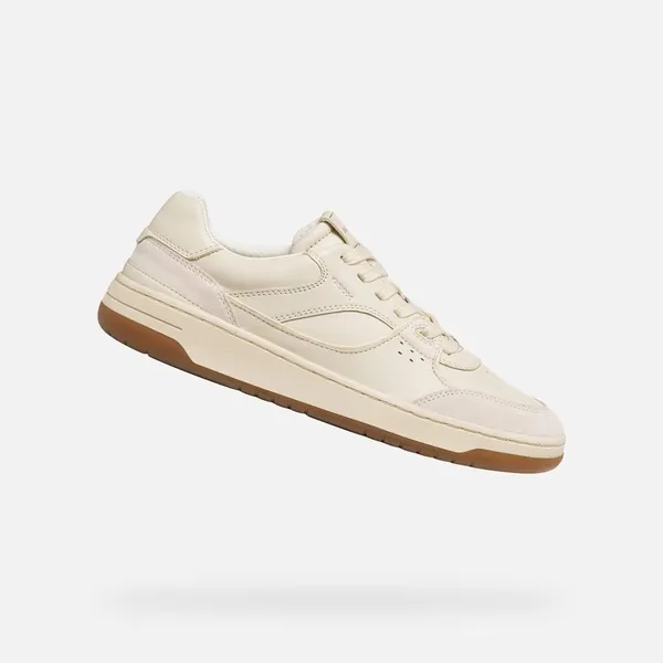 GEOX SEDRAL COURT HEREN Sneakers Melkwit/lichtbeige — vergelijk prijzen bij 1 winkel