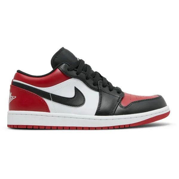 Nike Air Jordan 1 Low BRED Zwart Rood