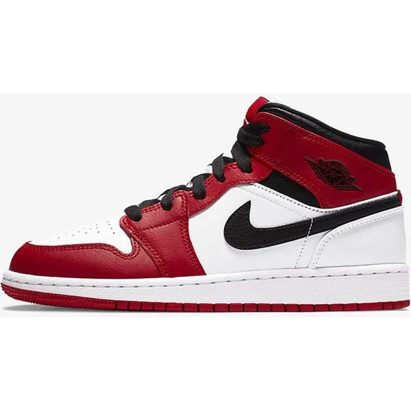 Nike Air Jordan 1 Mid White/Gym Red-Black — vergelijk prijzen bij 1 winkel