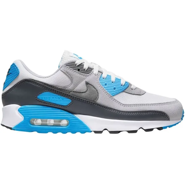 Nike Air Max 90 grijs - wit - blauw - donkergrijs
