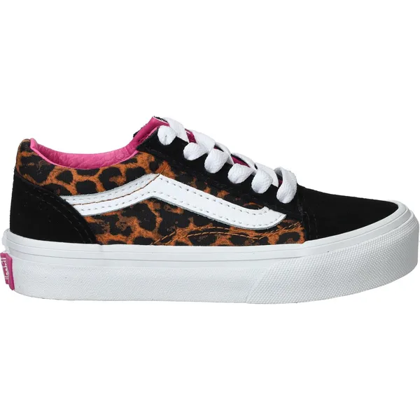 Vans Old Skool zwart - bruin - wit - roze