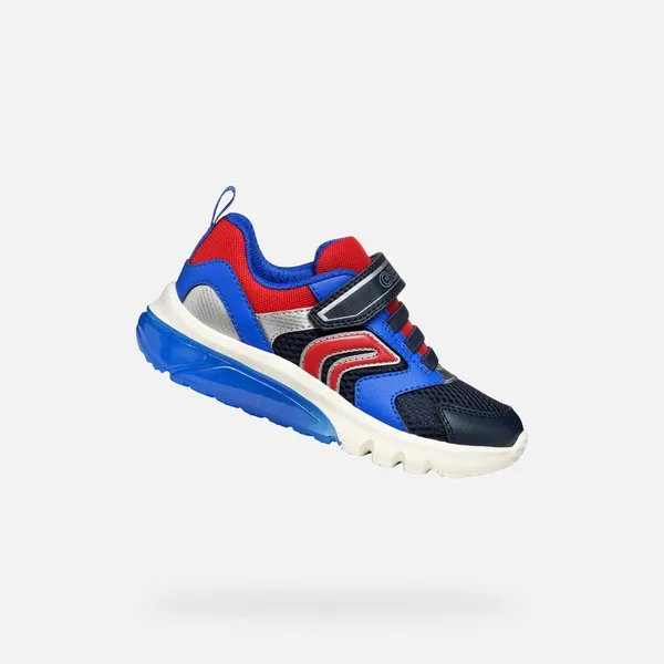 GEOX CIBERDRON JONGENS Sneakers - MARINEBLAUW/DONKERROOD Marineblauw/Donkerrood — vergelijk prijzen bij 1 winkel