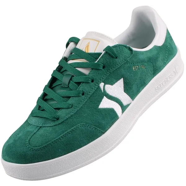 Skechers 185420-GRN Green Leather / Trim — vergelijk prijzen bij 1 winkel