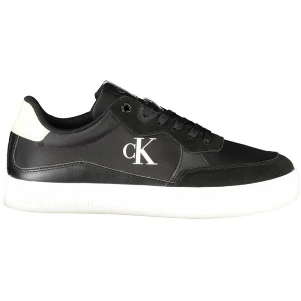 Calvin Klein Sophisticated Leather Sneakers with Contrasting Details and Removable Black — vergelijk prijzen bij 1 winkel