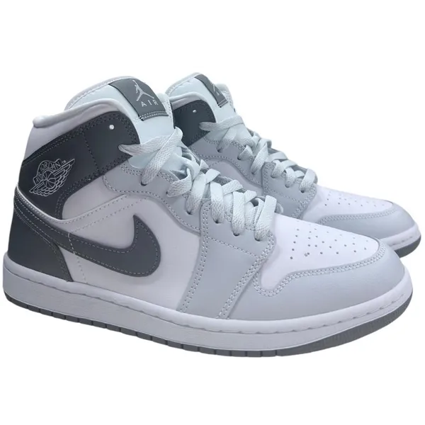 Jordan Air Jordan 1 Mid - Sneakers White / Smoke Grey/ Pure Platinum — vergelijk prijzen bij 1 winkel
