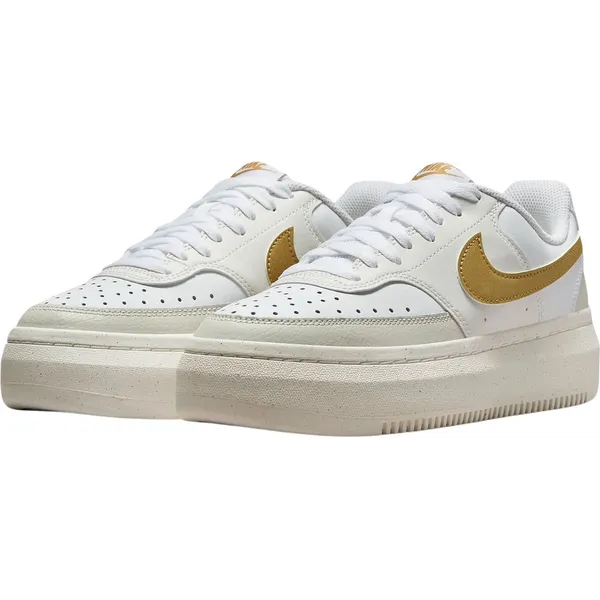 Nike Court Vision Alta Sneakers beige - wit - goud — vergelijk prijzen bij 1 winkel