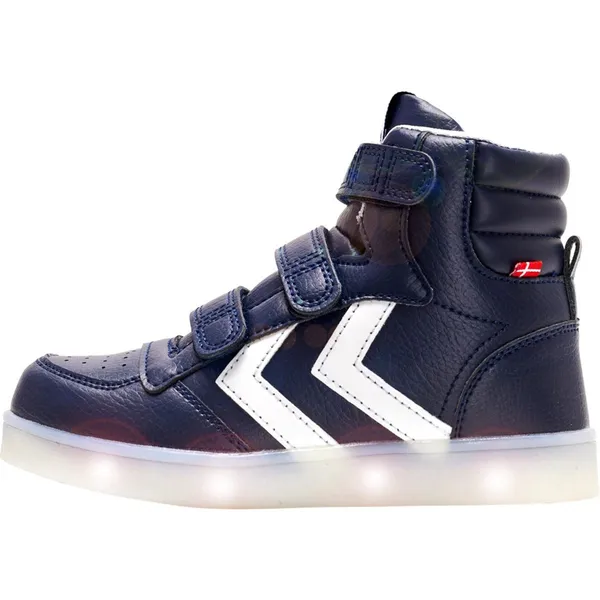 Hummel Kinder Sneakers hoch Stadil Flash Black Iris