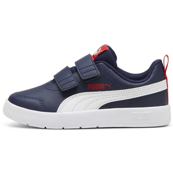 PUMA Courtflex V3 V Ps Schoenen EU Kinderen Navy / White / Red — vergelijk prijzen bij 1 winkel