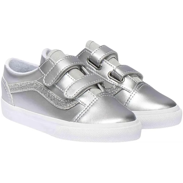 Vans Old Skool V zilver - wit