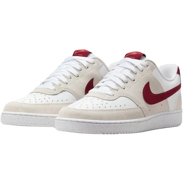 Nike Court Vision Low beige - wit - rood — vergelijk prijzen bij 1 winkel