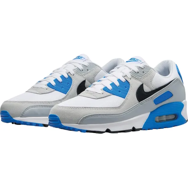 Nike Air Max 90 wit - blauw - grijs