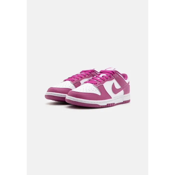 Nike Dunk Low White Hot Fuchsia
