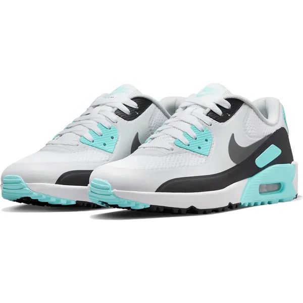 Nike Air Max 90 G Wit - zwart - licht blauw