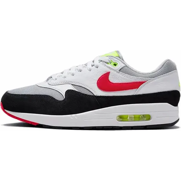 Nike Air Max 1 WHITE UNIVERSITY RED BLACK