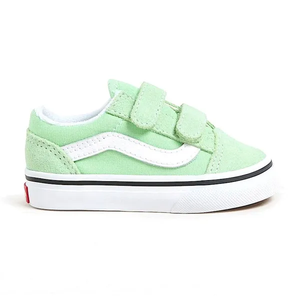 Vans Old Skool V lichtgroen - wit