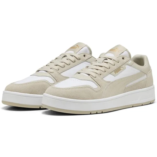 PUMA Court Puma Puma White-Desert Dust-Puma Gold — vergelijk prijzen bij 1 winkel