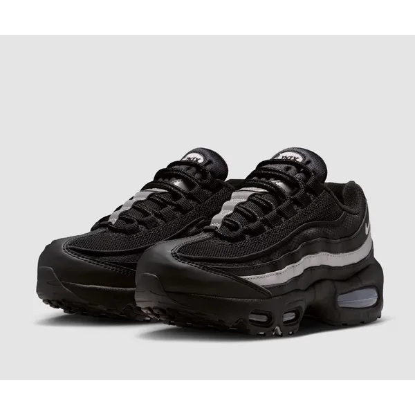 Nike Air Max 95 Zwart/Zwart/Wit/Metallic zilver