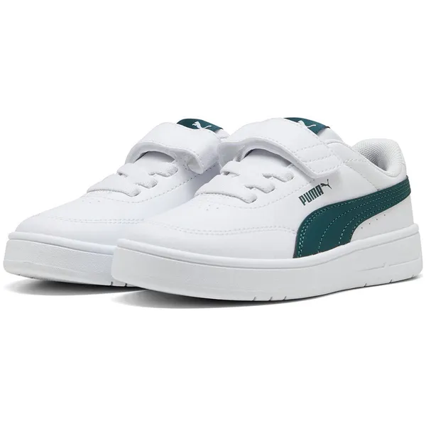 Puma Court Classic Clean White / Green Terrain