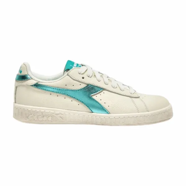 Diadora Women Game L Low Waxed Metal Sky Blue Turquoise-Schoenmaat 40 Wit — vergelijk prijzen bij 1 winkel