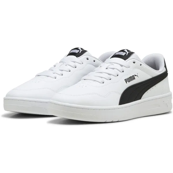 PUMA Court Lally Sneakers Junior Puma White-Puma Black — vergelijk prijzen bij 1 winkel