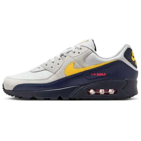 Nike Air Max 90 Grijs/Blauw/Geel