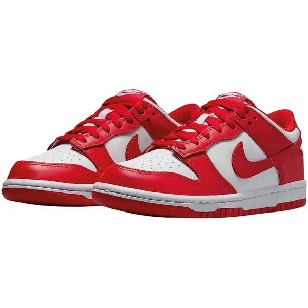 Nike Dunk Low wit - rood