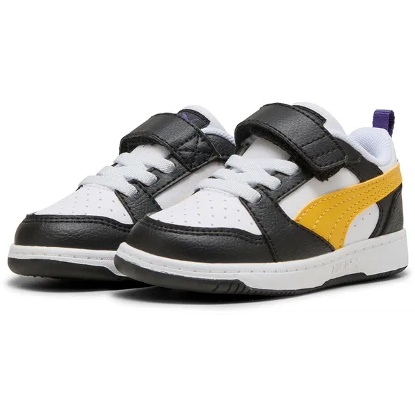 PUMA Rebound V6 Lo Ac+ Puma Black / Yellow Sizzle / Puma White — vergelijk prijzen bij 1 winkel
