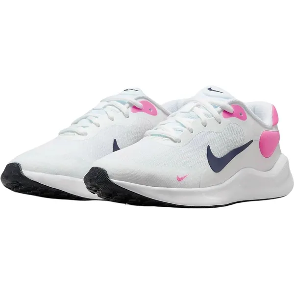Nike Sneakers wit - roze - donkerblauw