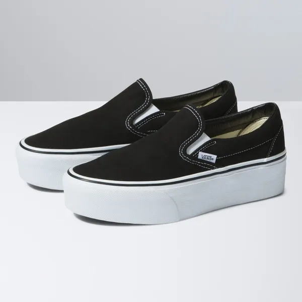 Vans Classic Slip-On Stackform Schwarz — vergelijk prijzen bij 1 winkel