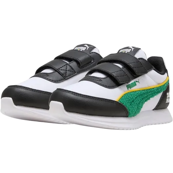 PUMA R78 Lightwind Super V PS wit - zwart - groen - geel — vergelijk prijzen bij 1 winkel