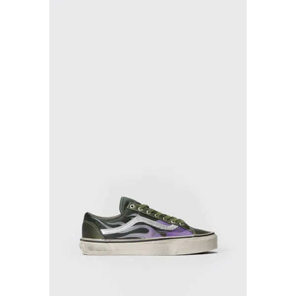 VANS LX Old Skool 36 Archive Flame VN000D9R GRK1 Green Balsam