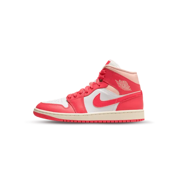 Air Jordan 1 Mid Strawberries And Cream (W)