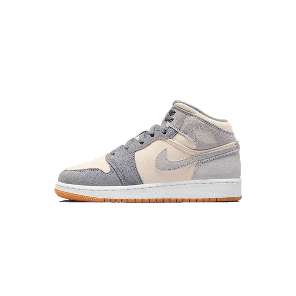 Nike Air Jordan 1 Mid SE Coconut Milk Particle Grey (GS) — vergelijk prijzen bij 1 winkel