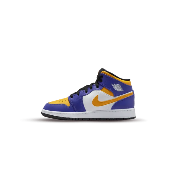 Nike Air Jordan 1 Mid Lakers (GS) — vergelijk prijzen bij 1 winkel