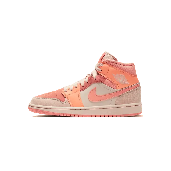 Air Jordan 1 Mid Apricot Orange Terra Blush