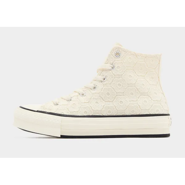 Converse All Star Platform Crochet Junior - Wit, Wit