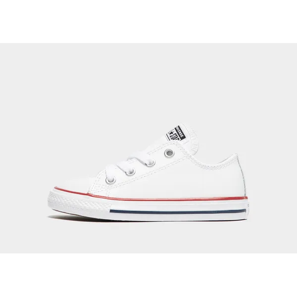 Converse All Star Leather Baby's - Wit - Kind, Wit