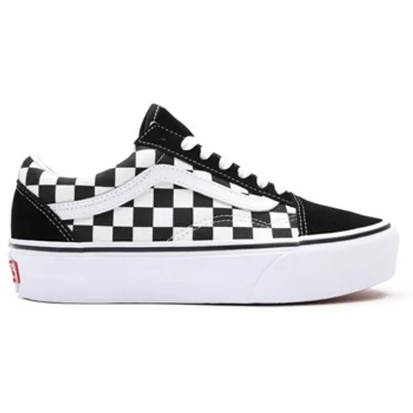 Lage Sneakers Vans UA Old Skool Platform Checkerboard