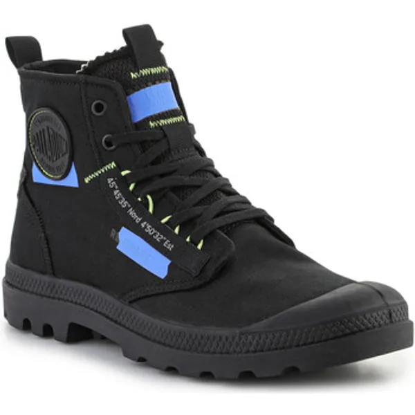 Palladium Hoge Sneakers Palladium Pampa HI Re-Craft Black/Blue 77220-005-M — vergelijk prijzen bij 1 winkel