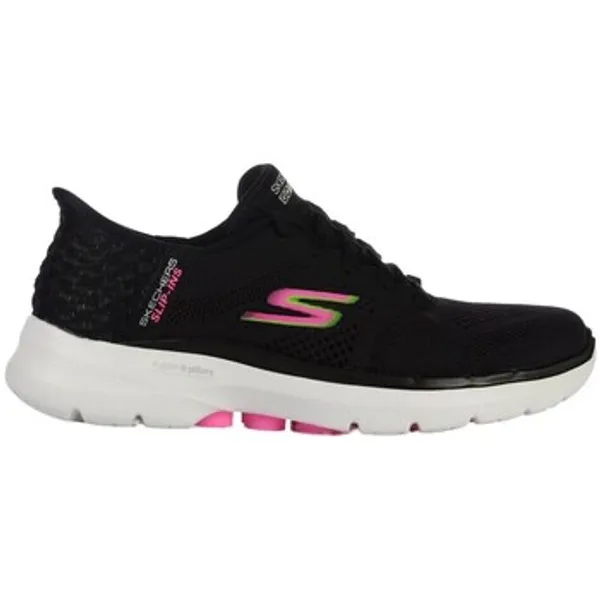 Skechers Lage Sneakers Skechers Go Walk 6 Vivid Id Slip Ins — vergelijk prijzen bij 1 winkel
