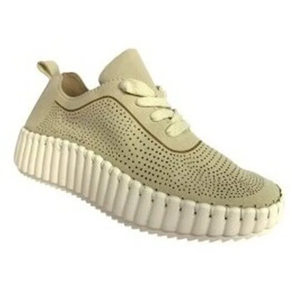 Bienve Lage Sneakers Bienve Zapato señora ha-5082 beig — vergelijk prijzen bij 1 winkel