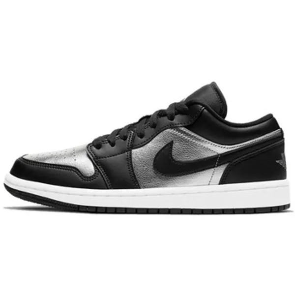 Nike Lage Sneakers Nike Air Jordan 1 Low SE Black Metallic Silver — vergelijk prijzen bij 1 winkel