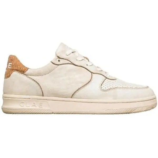 Clae Lage Sneakers Clae Baskets Malone Distressed en cuir blanc — vergelijk prijzen bij 1 winkel