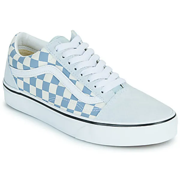 Vans Lage Sneakers Vans Old Skool CHECKERBOARD Dawn Mist — vergelijk prijzen bij 1 winkel