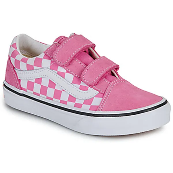 Lage Sneakers Vans Old Skool V COLOR THEORY CHECKERBOARD Pink Fizz