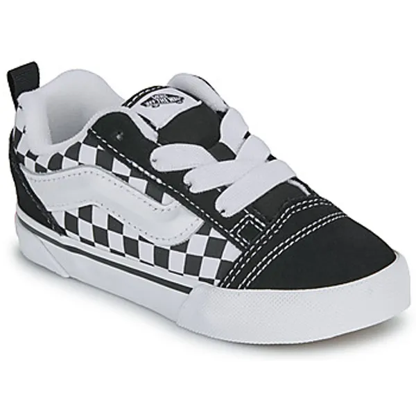 Lage Sneakers Vans Knu Skool Elastic Lace CHECKERBOARD BLACK/TRUE WHITE