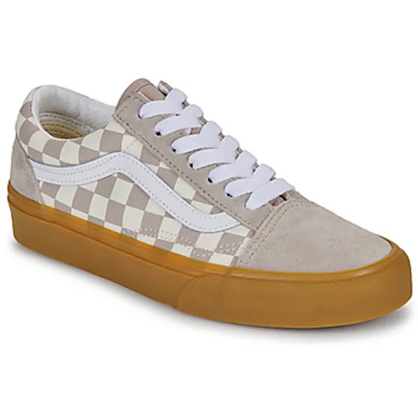 Lage Sneakers Vans Old Skool Gum check Mushroom